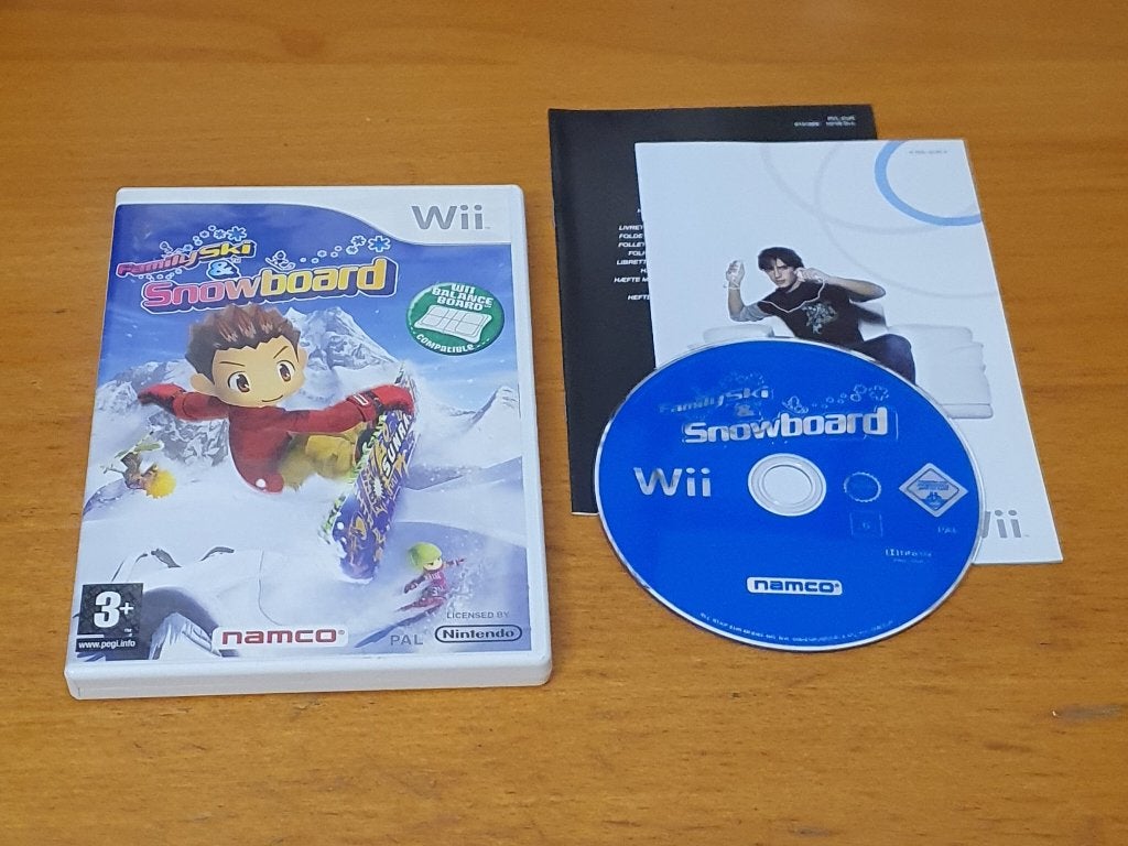 WII | Family Ski & Snowboard, Spelcomputers en Games, Games | Nintendo Wii, Gebruikt, Ophalen of Verzenden, Sport, 3 spelers of meer