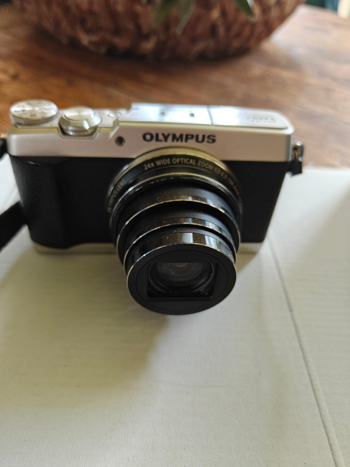 Olympus Stylus SH-1 Compact Camera - Zilver/Zwart, Ophalen of Verzenden, Olympus