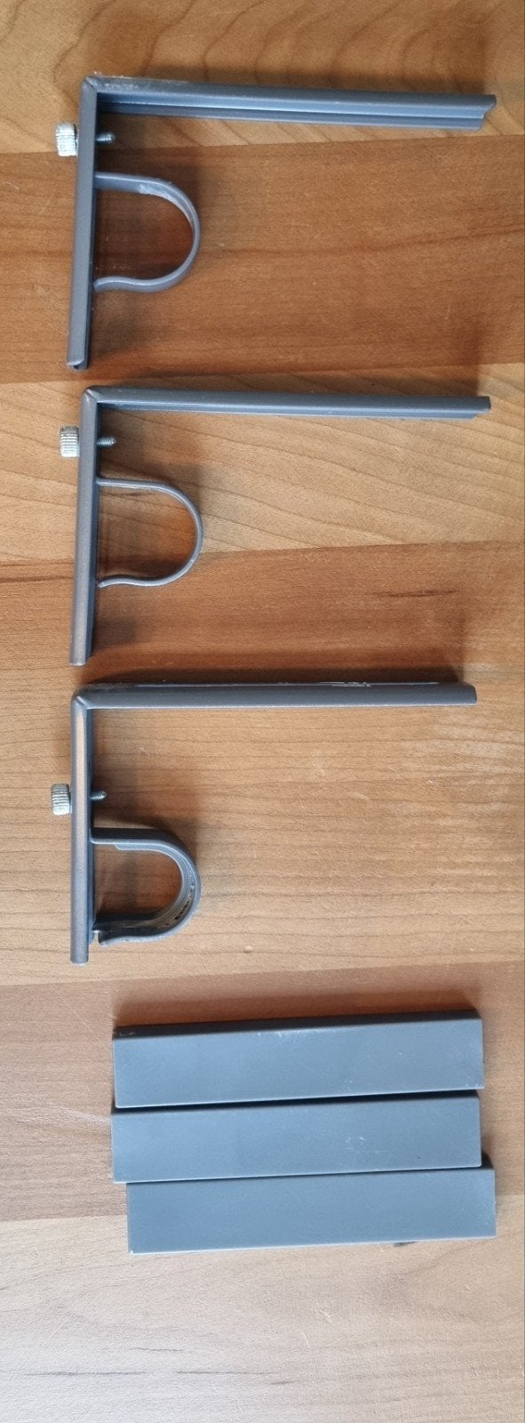 Ikea gordijnrail grijs met 6 gordijnen, Huis en Inrichting, IKEA, Ophalen, Wit