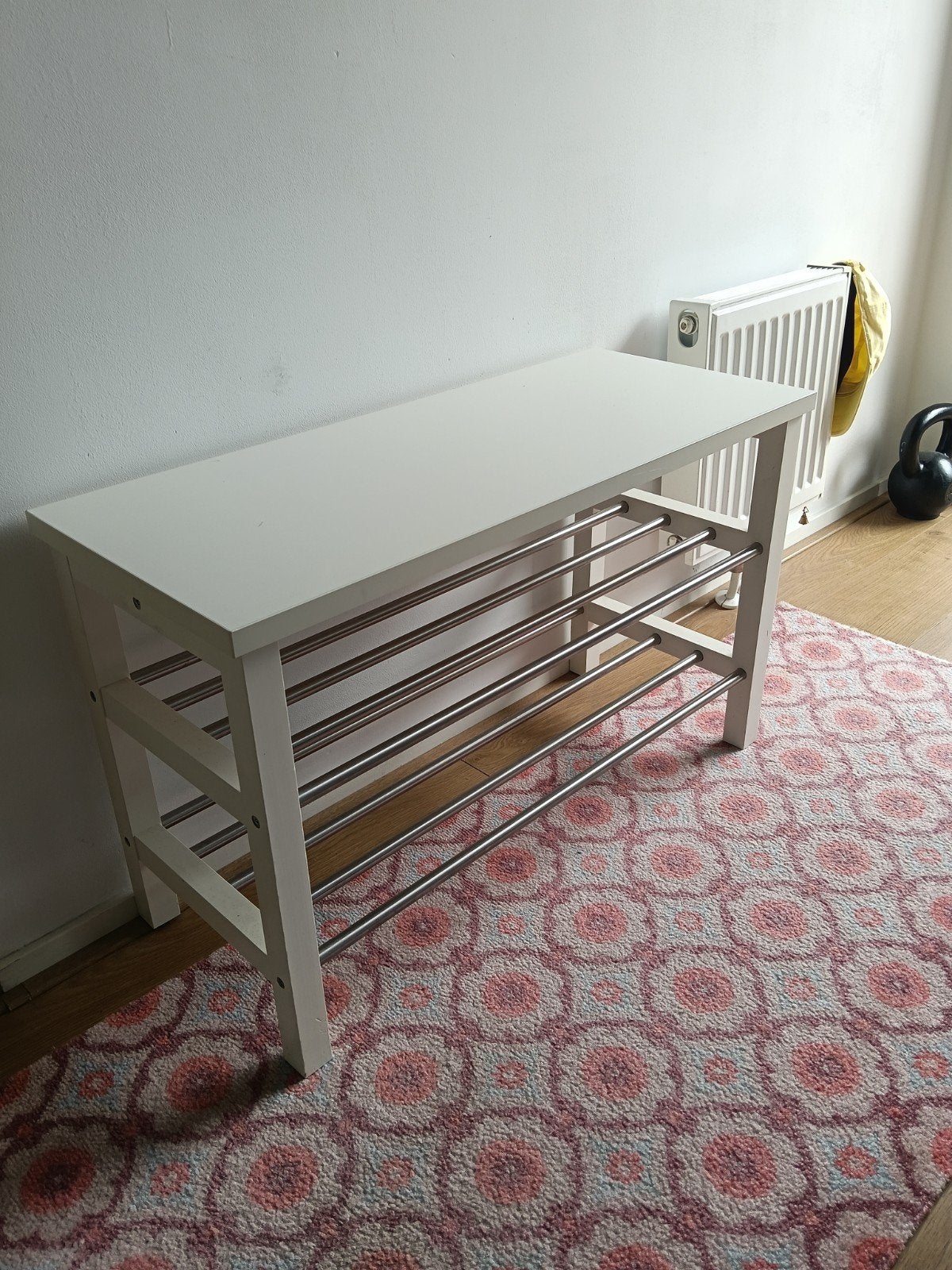 IKEA Tjusig schoenenrek bankje halbankje, Ophalen, Zo goed als nieuw