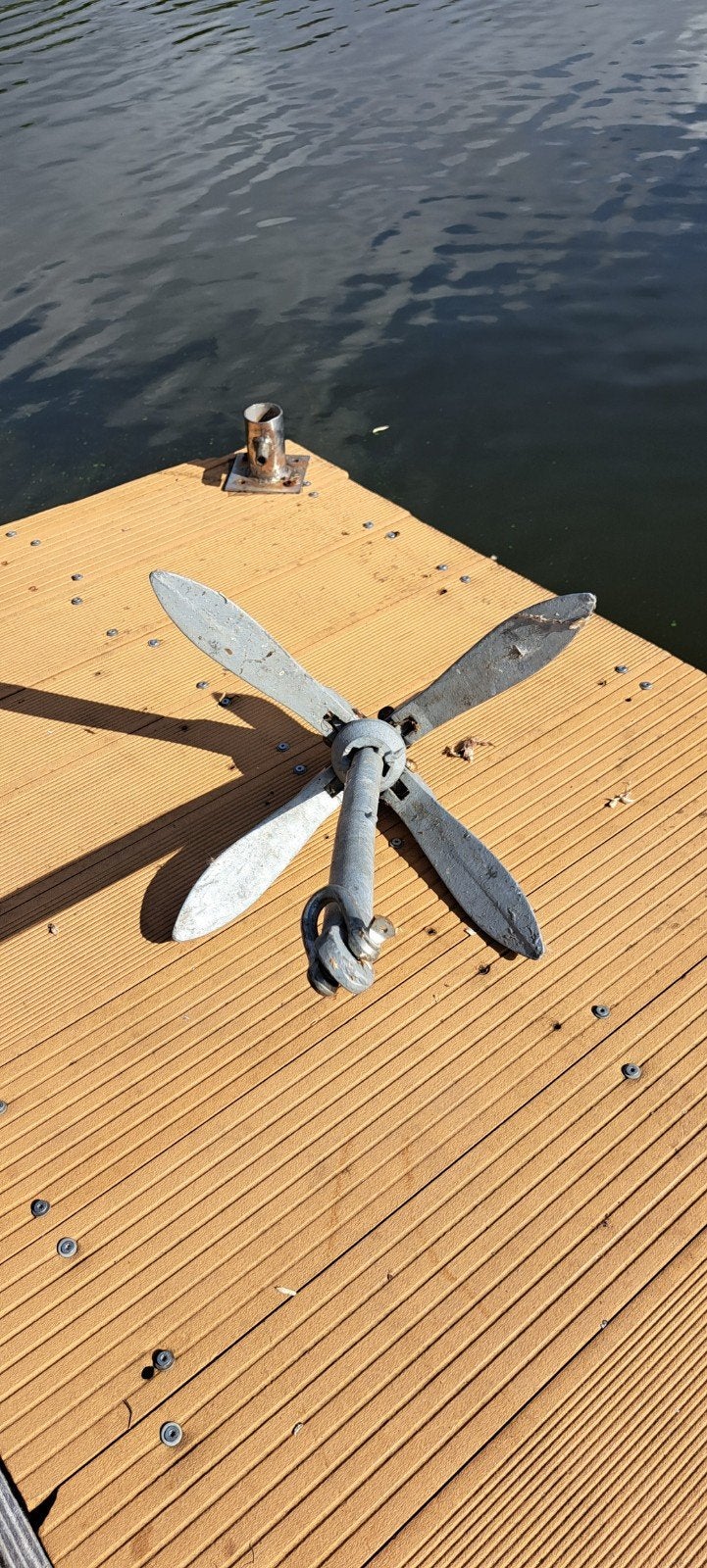 2 maal paraplu anker, Watersport en Boten, Ophalen, Zo goed als nieuw, Overige typen