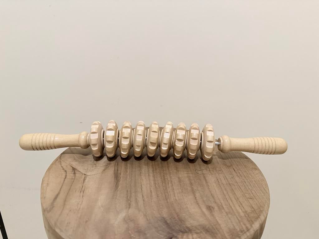 Houten massage roller voor spierontspanning, Ophalen of Verzenden, Zo goed als nieuw, Apparaat