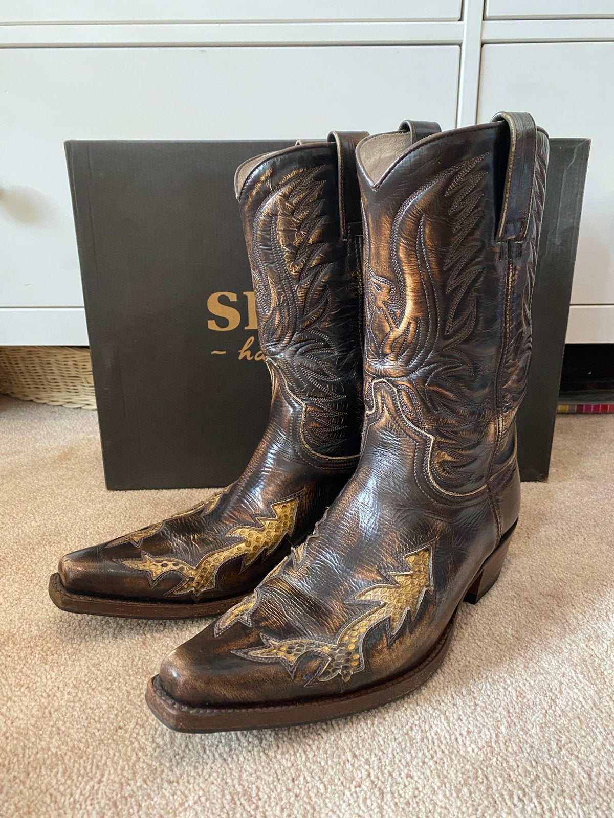 Sendra Boots Heren, Bruin, Boots, Ophalen of Verzenden, Zo goed als nieuw