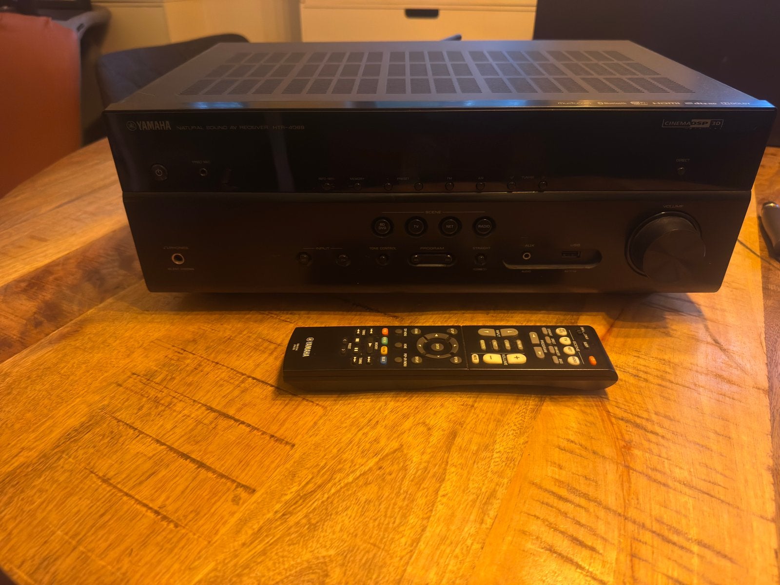 Yamaha HTR-4069, 70 watt of meer, Zo goed als nieuw, 5.1-systeem, Overige spelers