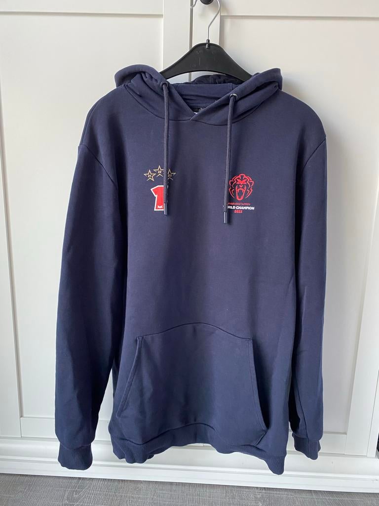 Max Verstappen World Champion 2023 Hoodie Maat L, Ophalen of Verzenden, Gebruikt, Formule 1