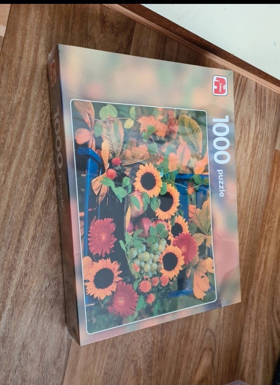 Jumbo Legpuzzel 1000 Stukjes • Bloemen & Zonnebloemen 2014, Ophalen, 500 t/m 1500 stukjes, Nieuw, Legpuzzel