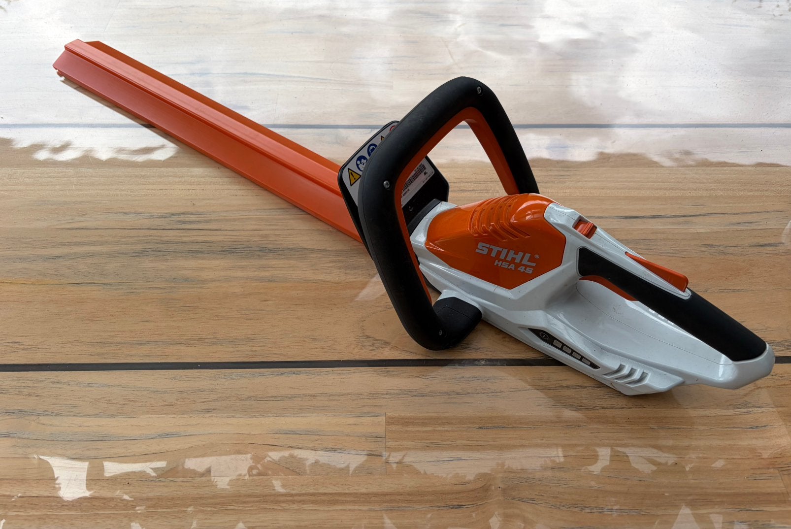 STIHL HSA 45 Accu Heggenschaar, Tuin en Terras, Heggenscharen, Ophalen, Gebruikt, Accu, STIHL