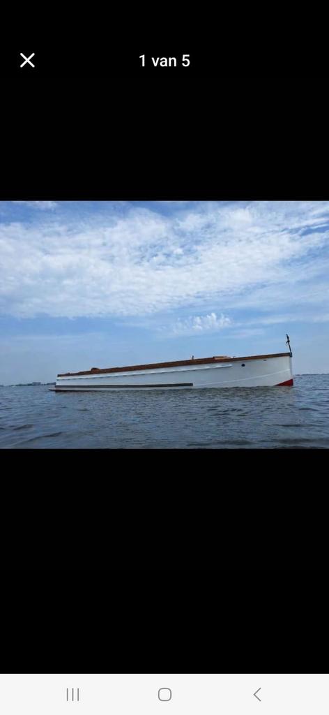 Te koop: Stijlvolle klassieke sloep inruil mogelijk, Watersport en Boten, Ophalen, Gebruikt, Staal, Diesel