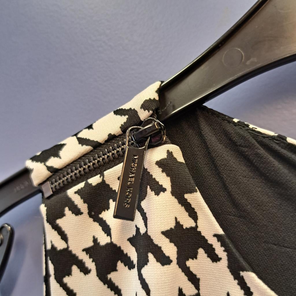 Michael Kors jurk zwart wit pied de poule print XS-S 45732, Kleding | Dames, Jurken, Michael Kors, ., Zwart, Ophalen of Verzenden