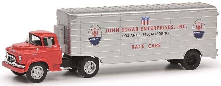 GMC 500 Renntransporter John Edgar Maserati  (1:43, Schuco), Hobby en Vrije tijd, Modelauto's | 1:43, Schuco, Nieuw, Ophalen of Verzenden