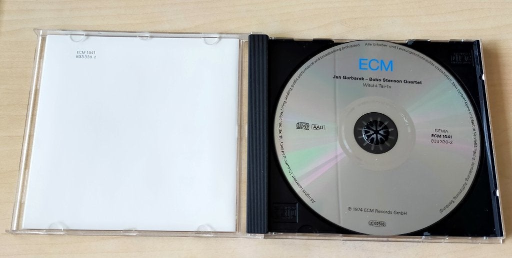 Jan Garbarek - Witchi-Tai-To CD 1974/199? ECM, Ophalen of Verzenden, Gebruikt, Jazz