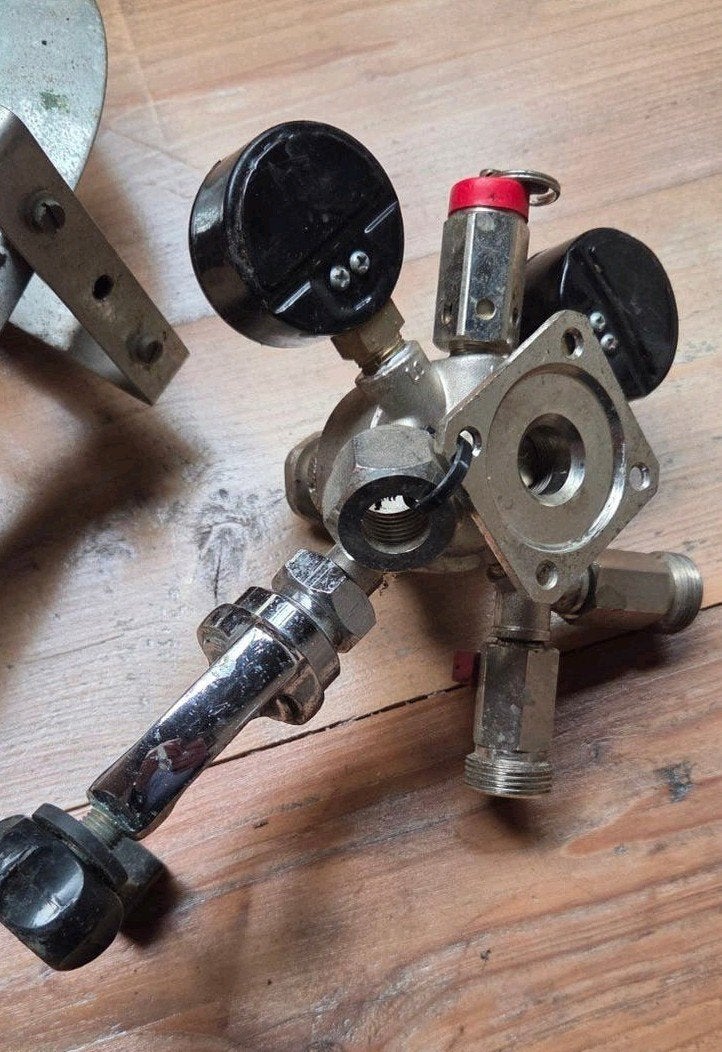 Onderdelen biertap met gasfles (niet gekeurd), Ophalen of Verzenden, Gebruikt