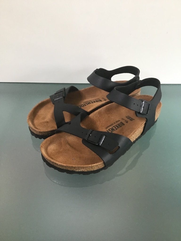 Birkenstock Nieuw 39 | zwart Rio | Gratis verzenden, Kleding | Dames, Schoenen, Verzenden, Zwart, Nieuw, Sandalen of Muiltjes