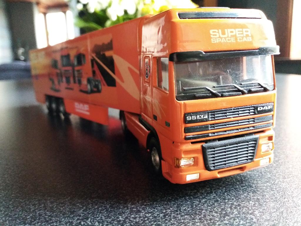 DAF 95XF promo, Ophalen of Verzenden, Zo goed als nieuw, Bus of Vrachtwagen, Lion Toys