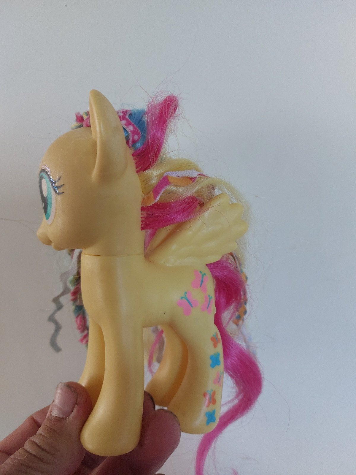 My Little Pony Geel met Roze/Blauwe Manen, Kinderen en Baby's, Speelgoed | My Little Pony, Ophalen of Verzenden