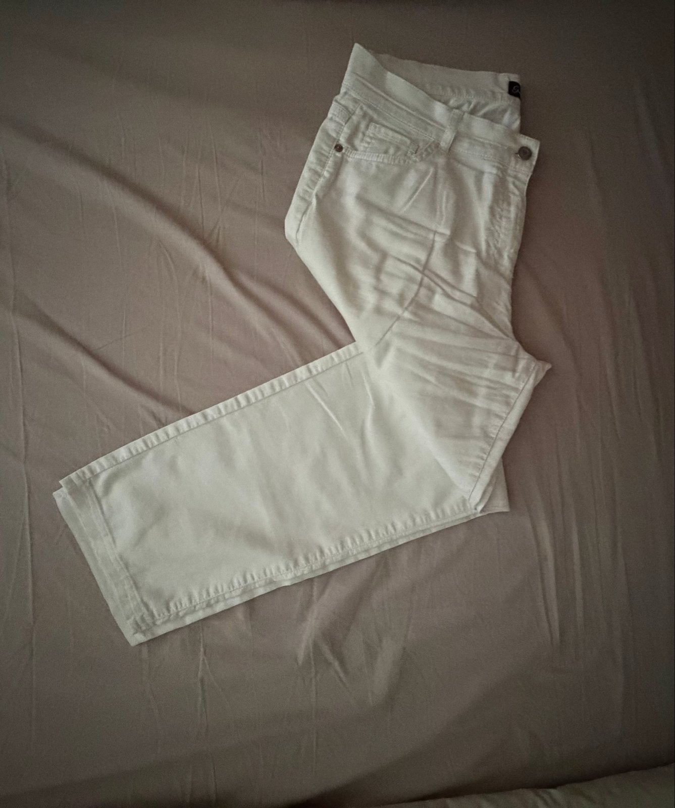 Witte spijkerbroek van GaFair Jeans, maat 44, Wit, Maat 42/44 (L), Ophalen of Verzenden, Zo goed als nieuw