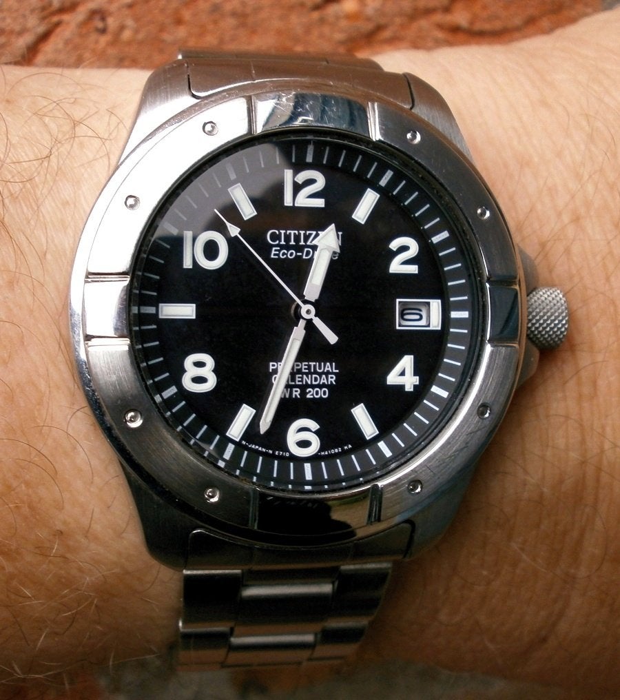 Citizen Eco Drive E710-H23648-Y, Staal, Gebruikt, Staal, Ophalen of Verzenden