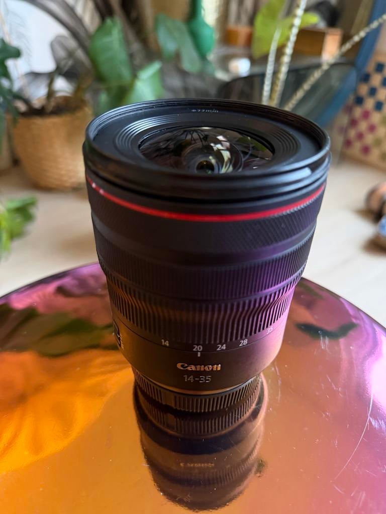 Canon RF 14-35mm f4 L IS USM lens, Audio, Tv en Foto, Fotografie | Lenzen en Objectieven, Gebruikt, Groothoeklens, Zoom, Ophalen of Verzenden