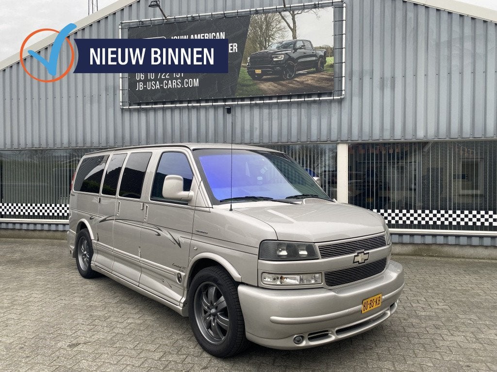 Chevrolet Chevy Van 4WD Limited N.A.P. Grijskenteken, Auto's, Bestelauto's, Automaat, 2824 kg, Gebruikt, 8 cilinders
