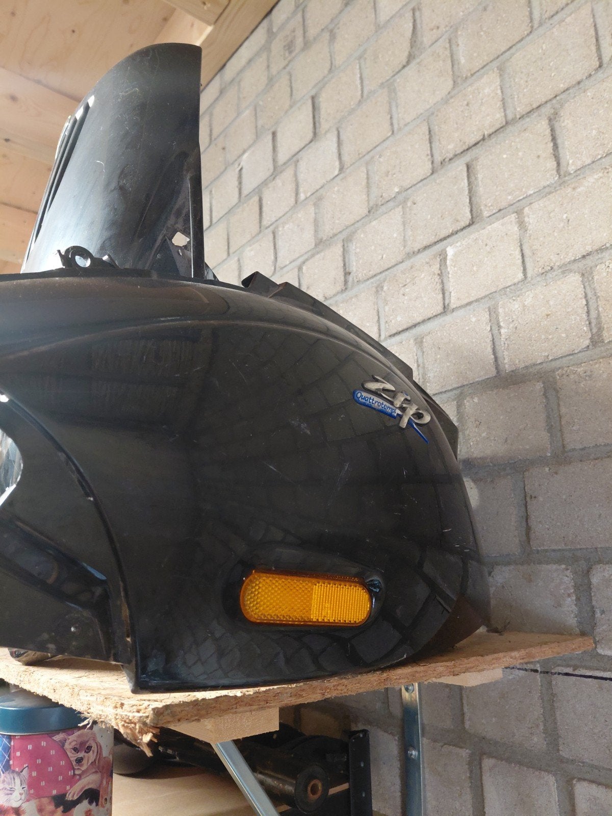 Origineel zip kappenset Zwart, Ophalen, Gebruikt, Kap, Piaggio