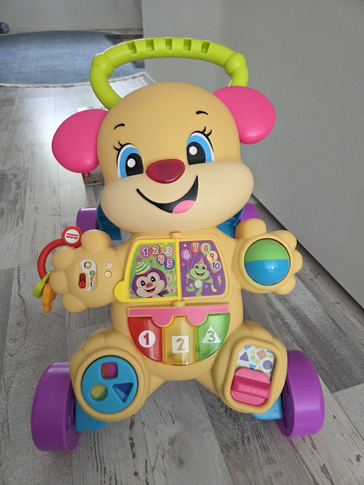 Fisher-Price Loopwagen/ Baby Walker, Kinderen en Baby's, Ophalen of Verzenden, Zo goed als nieuw, Duw- of Trekspeelgoed, Met licht