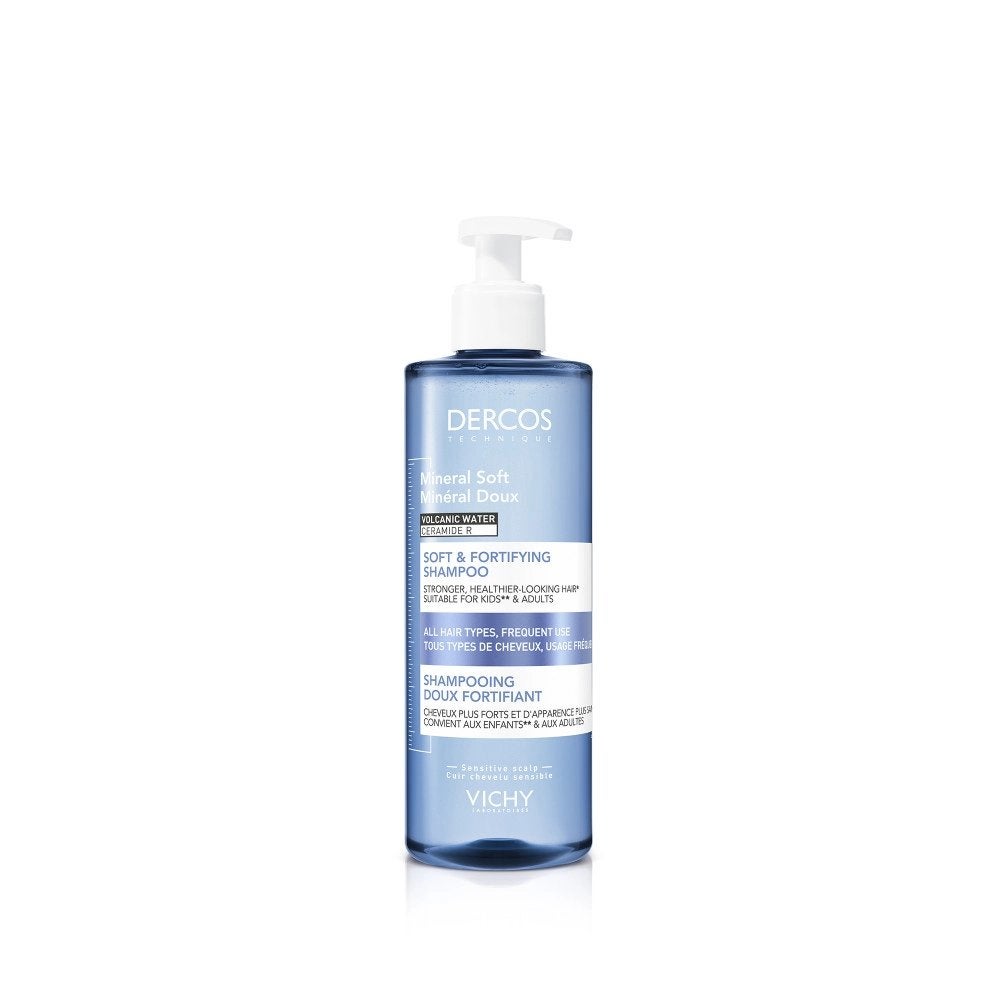 Vichy Dercos Mineral Doux Zachte Shampoo 390ml, Verzenden, Nieuw, Shampoo of Conditioner