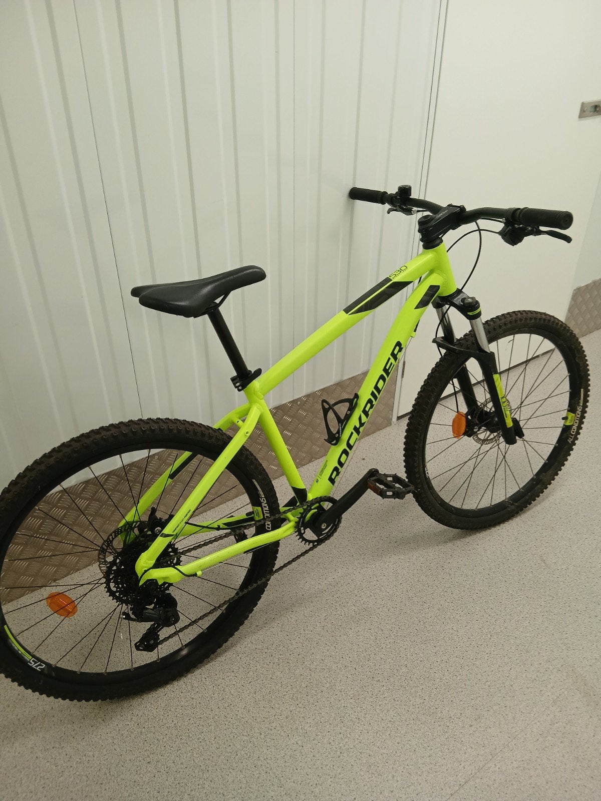 Rockrider ST 530 Mountainbike neon geel -Maat M, Ophalen