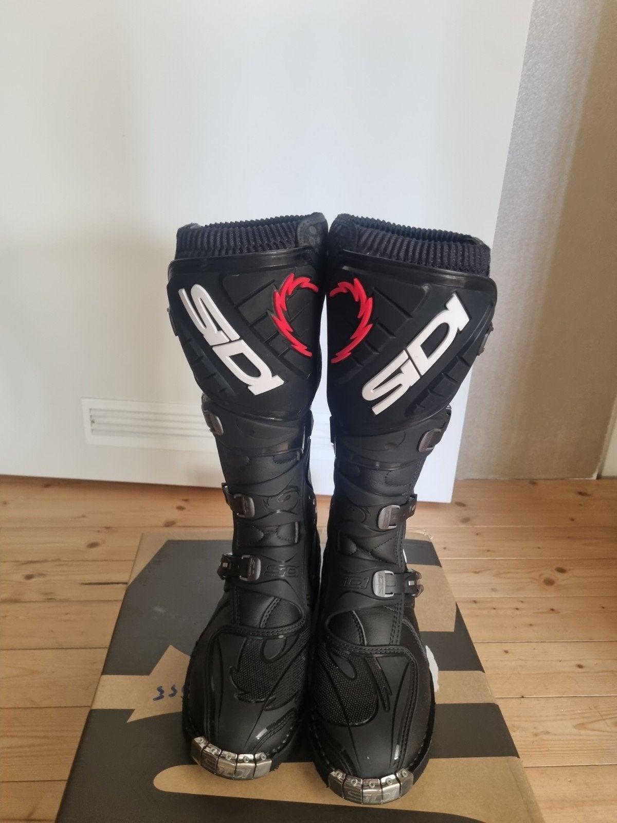 Gloednieuwe Sidi Crosslaarzen Maat 42, Zwart, Boots, Nieuw, Ophalen of Verzenden