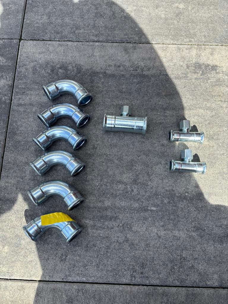 VSH XPress staalverzinkte perskoppeling, Overige materialen, Bochten, Nieuw, Minder dan 2 meter