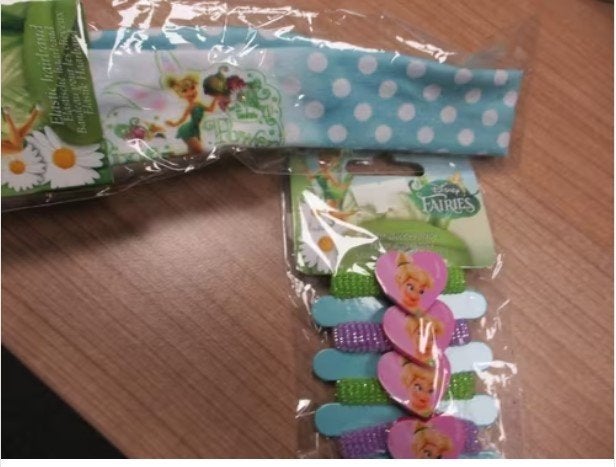 DISNEY TINKERBELL HAARBAND+HAAR ACCESSOIRES NIEUW, Verzenden, Nieuw