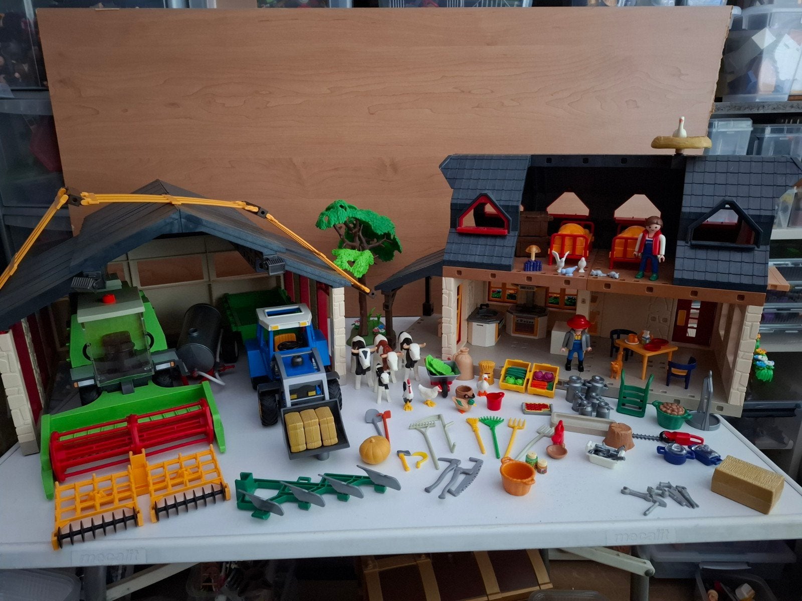 Playmobil grote boerderij 4055, Gebouw, Complete set, Ophalen of Verzenden, Zo goed als nieuw