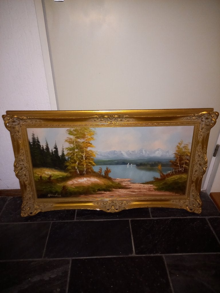 schiderij met landschap, Ophalen, Klassiek, Landschap