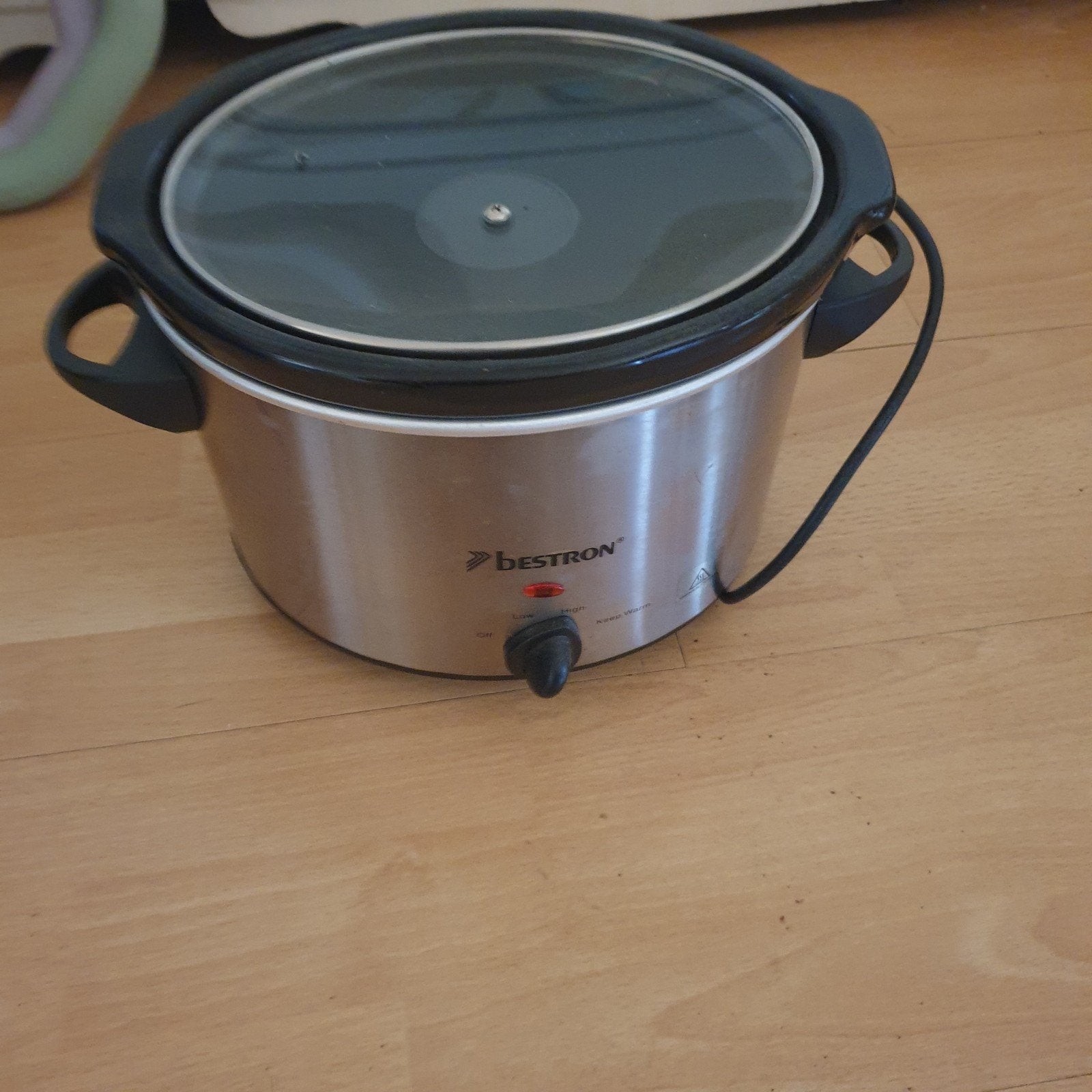 Bestron Slowcooker - Zilver/Zwart - Zo goed als nieuw, Ophalen of Verzenden, Zo goed als nieuw