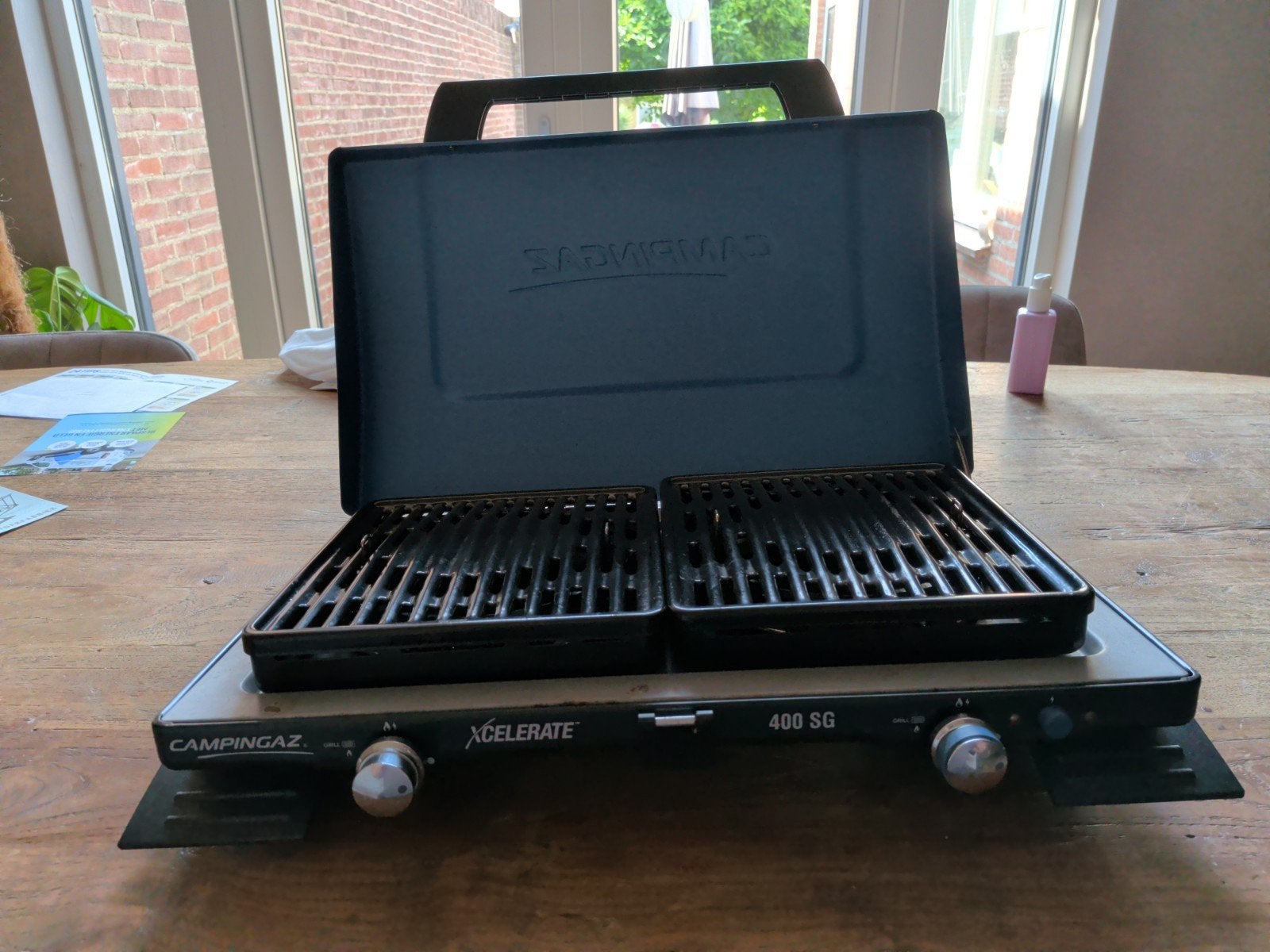 Campingaz Xcelerate 400 SG Gasbarbecue/Kooktoestel, Ophalen of Verzenden, Gebruikt