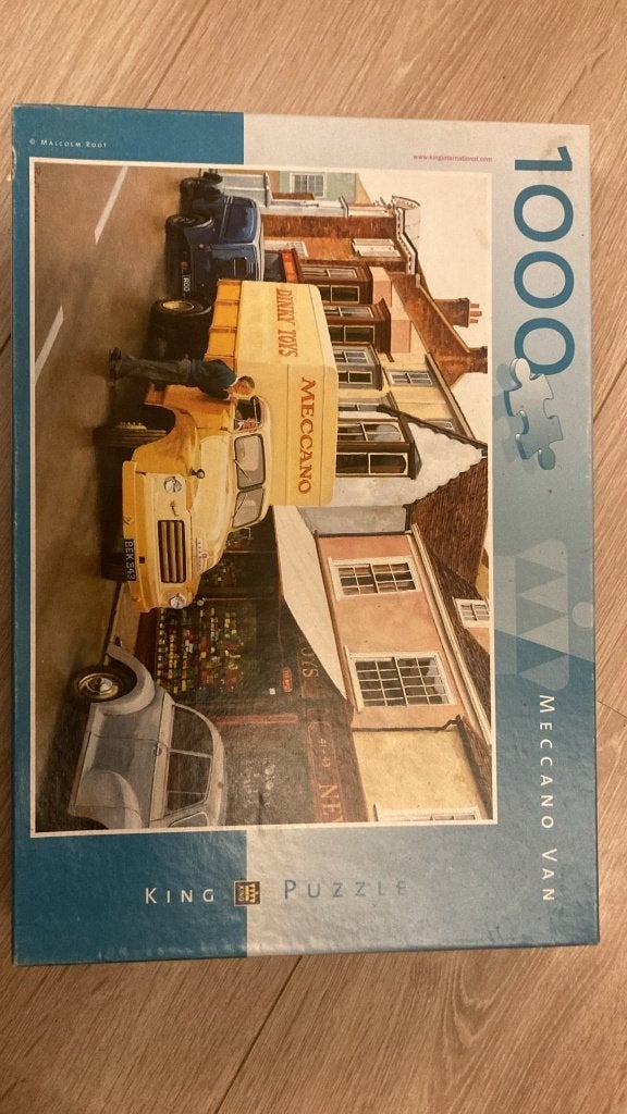 puzzel Meccano Van, Ophalen of Verzenden, 500 t/m 1500 stukjes, Gebruikt, Legpuzzel