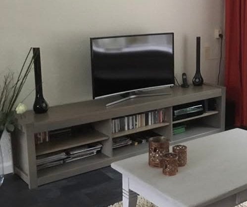 Eiken kast met legplanken, Huis en Inrichting, Kasten | Televisiemeubels, Ophalen, Gebruikt, Eikenhout, 200 cm of meer