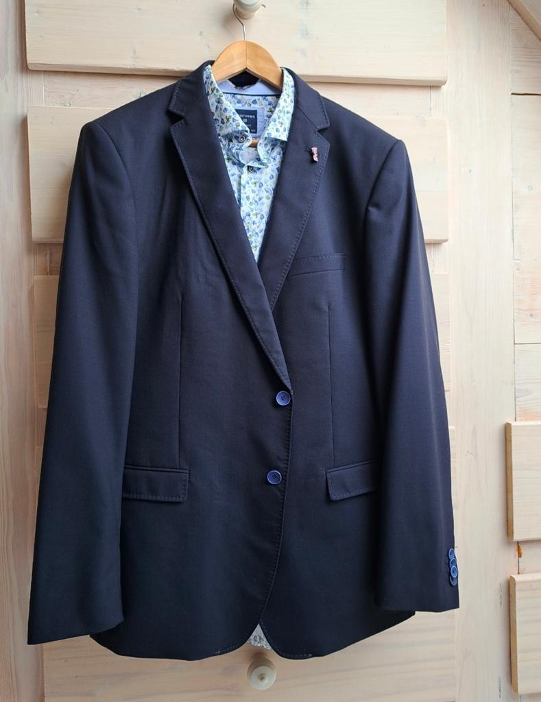 Stijlvol Van Kollem colbert, Blauw, Maat 56/58 (XL), Ophalen of Verzenden, Zo goed als nieuw