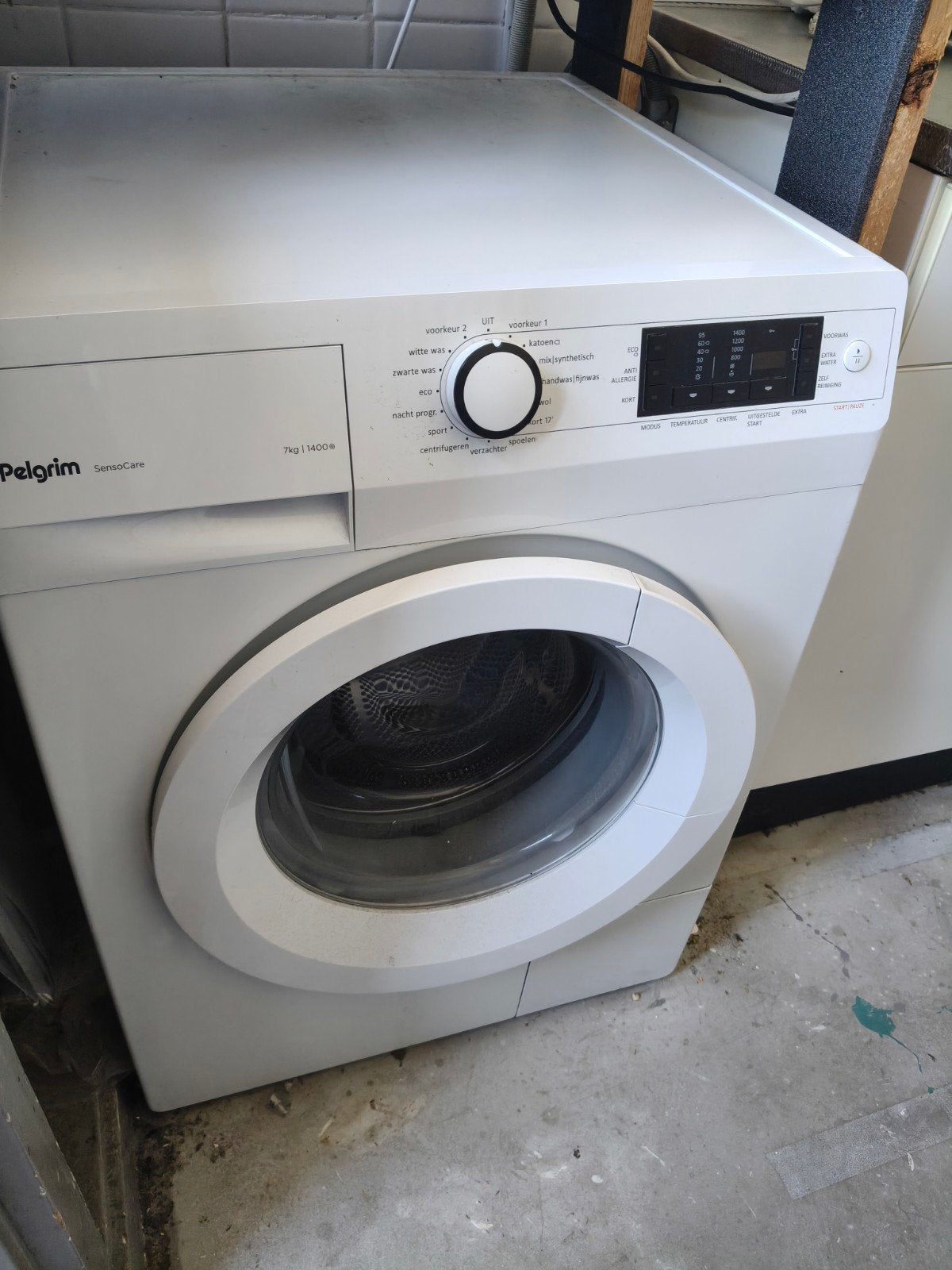 Pelgrim SensoCare Wasmachine 7kg 1400 toeren, Ophalen