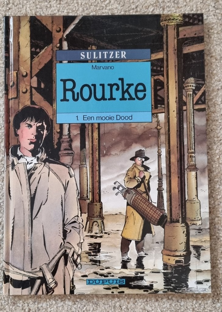 ROURKE - Een mooie dood | Dupuis | {HC) 1991 | Marvano, Eén stripboek, Marvano, Ophalen of Verzenden, Zo goed als nieuw