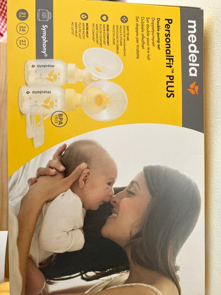 Medela  Symphony dubbele pomp set, Kinderen en Baby's, Babyvoeding en Toebehoren, Ophalen of Verzenden, Zo goed als nieuw, Overige typen