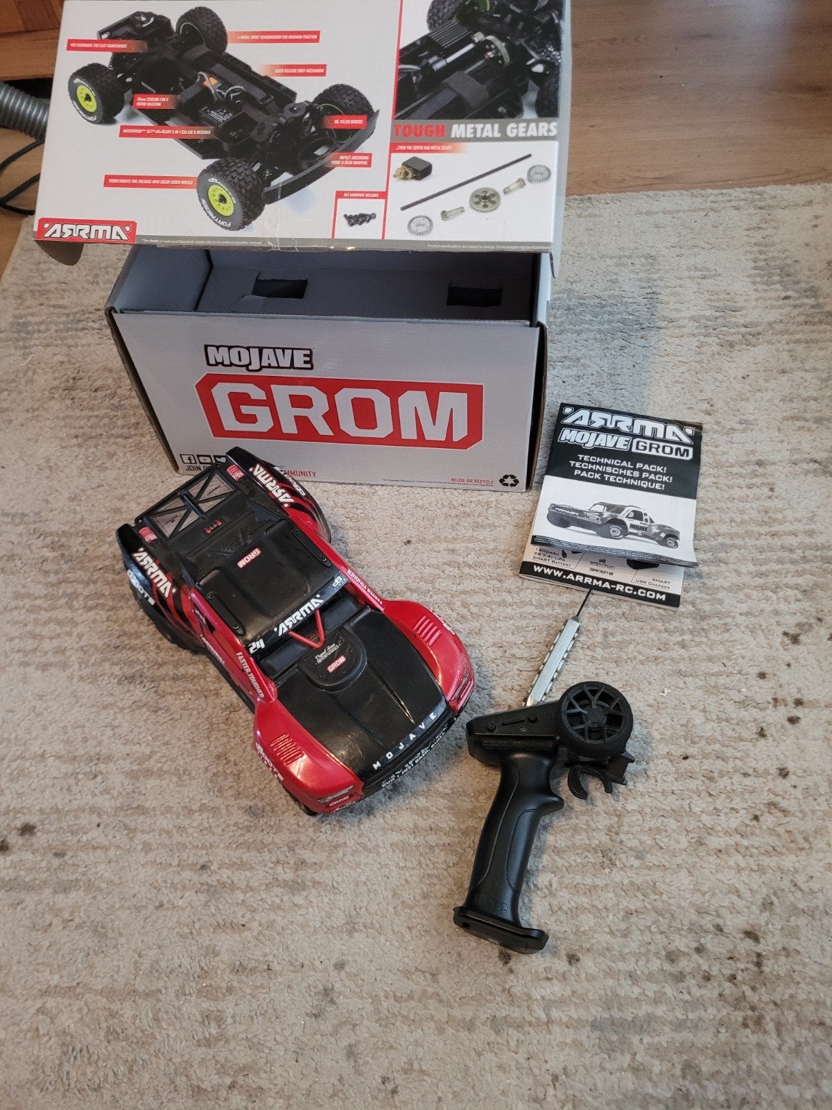arrma grom brushed, Ophalen of Verzenden, Overige schalen, Auto offroad
