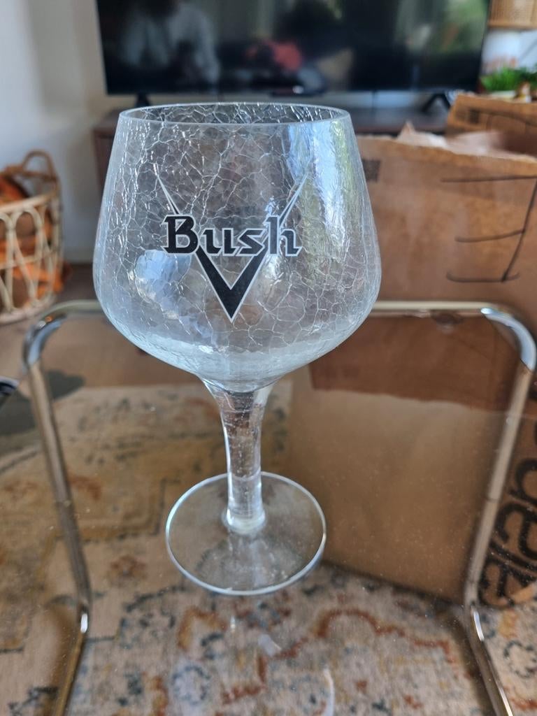 Bush bierglas, Ophalen of Verzenden, Zo goed als nieuw, Glas of Glazen, Overige merken