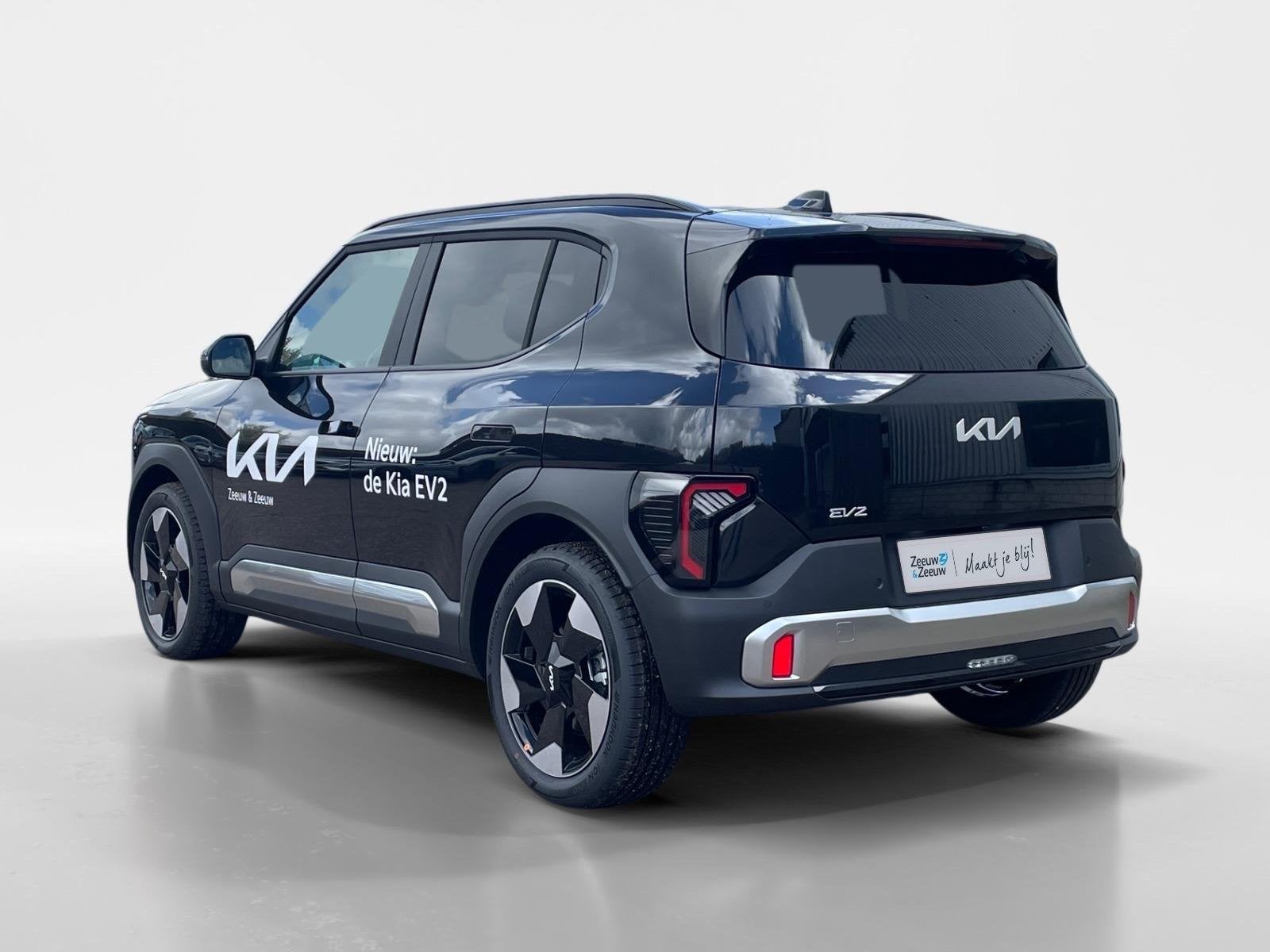 Kia EV2 Plus Advanced 42.2 kWh | DEMO | Direct Leverbaar! |, Auto's, 12 maanden, Stof, 750 kg, Zwart