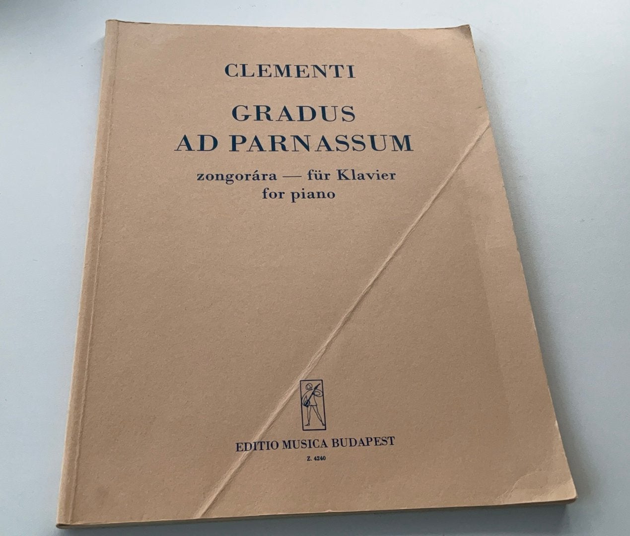 Pianoboek, Clementi gradus ad parnassum, Ophalen of Verzenden, Gebruikt, Les of Cursus, Klassiek