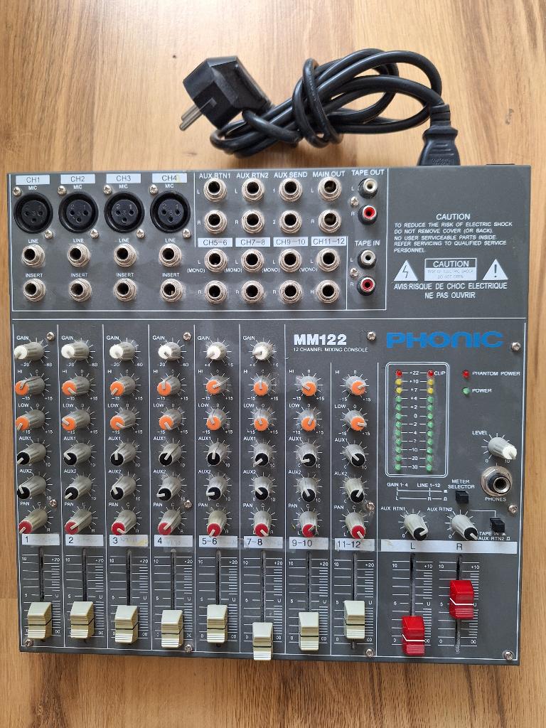 Phonic MM122, Ophalen of Verzenden, Zo goed als nieuw, Overige instrumenten