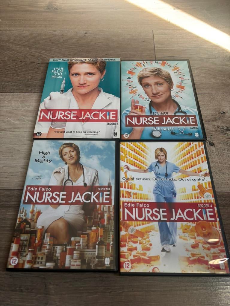 Nurse Jackie seizoen 1,2,3 en 4, Cd's en Dvd's, Dvd's | Tv en Series, Vanaf 12 jaar, Ophalen of Verzenden, Zo goed als nieuw, Actie en Avontuur