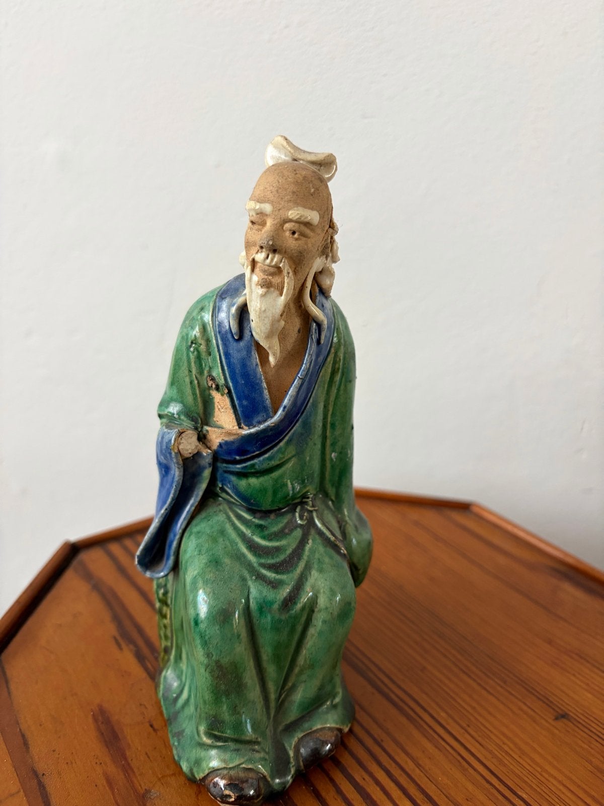 Antieke Chinese Mud Man (Modderman) Shiwan Aardewerk Beeldje, Antiek en Kunst, Ophalen of Verzenden