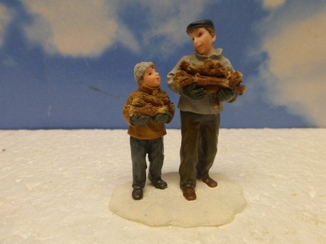 luville Anton and Peter kerstdorp poppetjes figurines kerst, Ophalen of Verzenden, Zo goed als nieuw