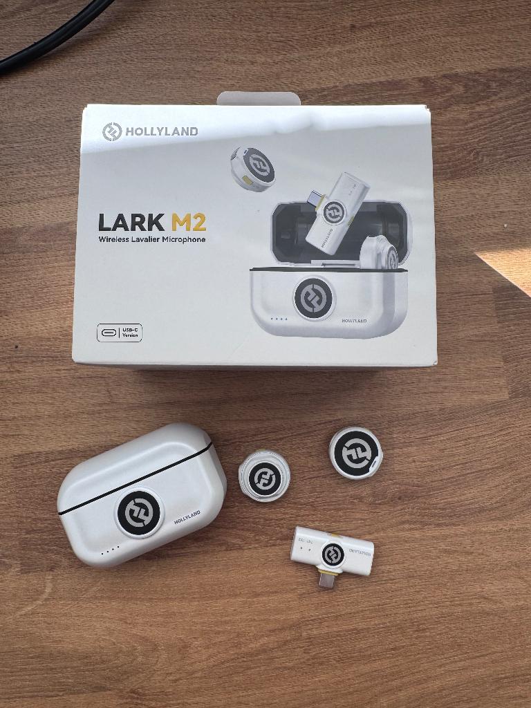 Hollyland Lark M2 Wireless Mic USB-C - Zo goed als nieuw, Ophalen of Verzenden, Zo goed als nieuw, Audio