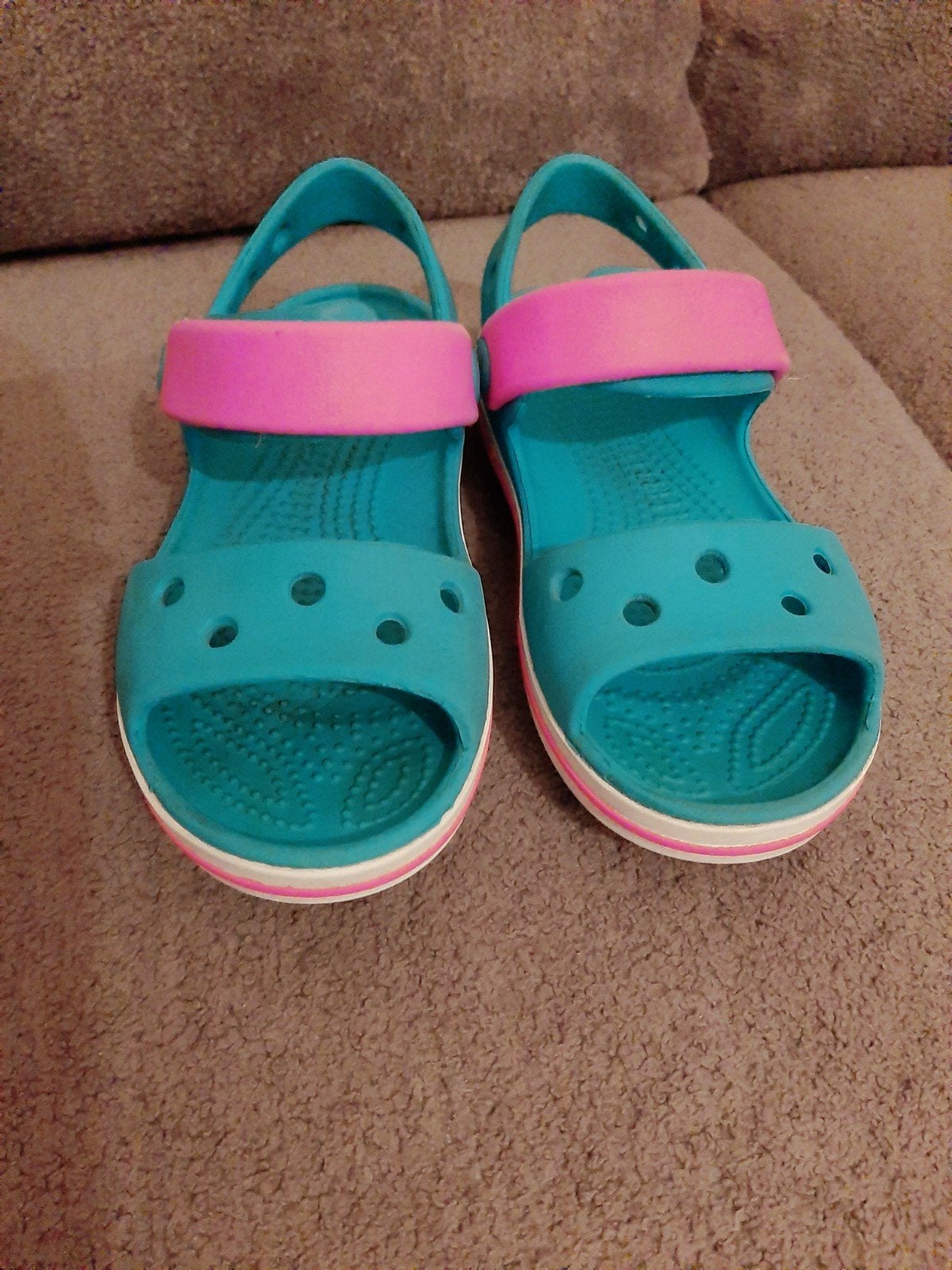 Crocs sandalen maat 27-28, Gebruikt, Crocs, Meisje, Overige typen